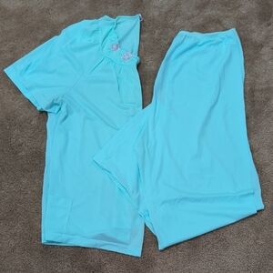 Women's Light Blue Pajama Set